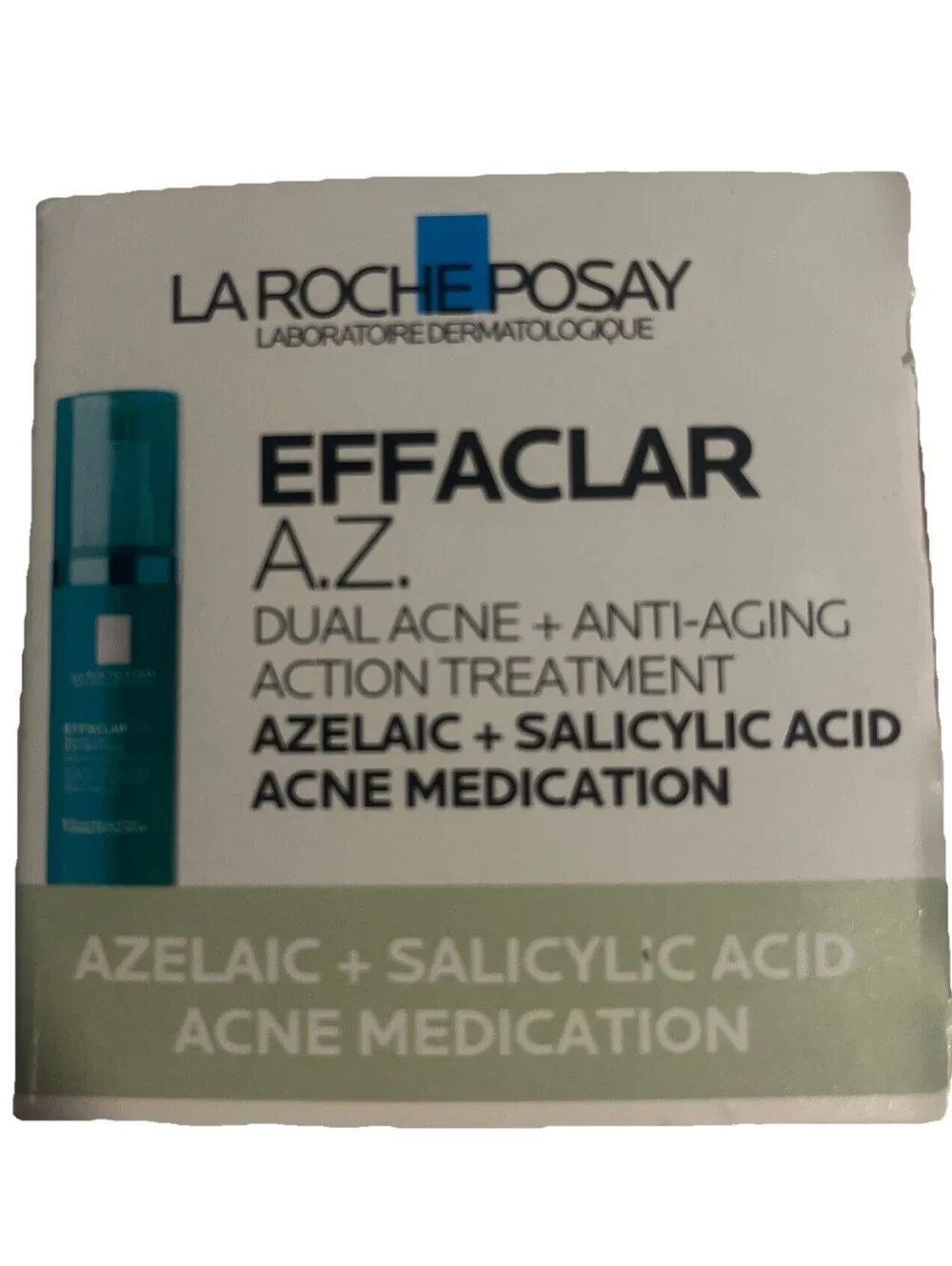 La  Roche Posay Effaclar A.Z. Salicylic Acid Travel Size Tubes 15 x 3ml Exp 8/27